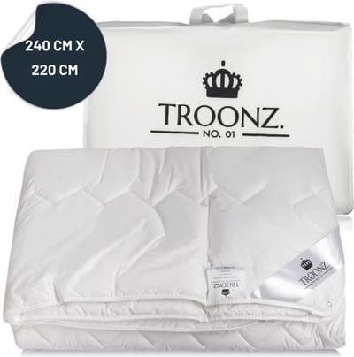 Troonz® Dekbed Livorno 240x220 cm - 100% Katoen - Luxe en Zacht Katoen - Zomer Dekbed - Tweepersoons Dekbed