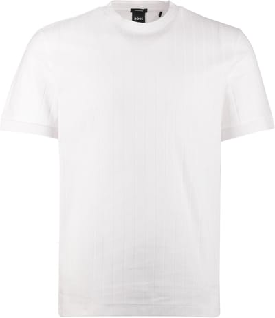 T-shirt BOSS Black H-Thompson wit ronde hals