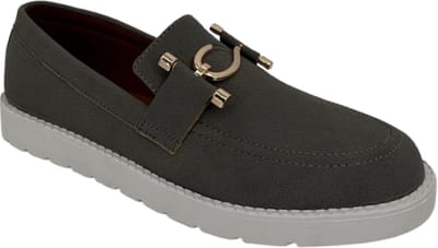 Royal Walk® Loafers Heren - Heren Schoenen - Heren Instappers - Lichtgewicht - Licht Grijs - Maat 39