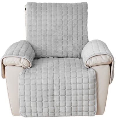 Fauteuilhoes Zacht - Bank Beschermer - Meubels Beschermen - Antislip Onderkant - Universele Pasvorm - Grijs