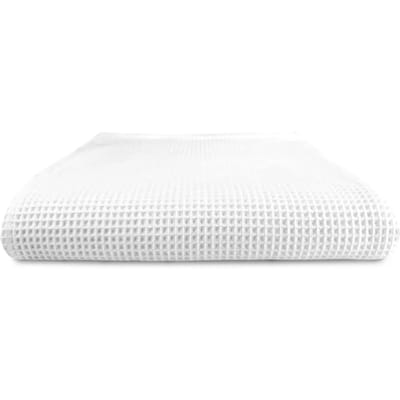 The One Towelling Wafel Handdoek - 100 x 150 cm - Hoge vochtopname - 230 gr/m² - Katoen - Wit