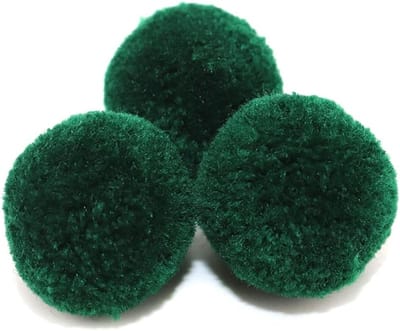Kleurige Pompons voor Creatieve Projecten - 50 Stuks van 40 mm voor Pasen, Kerst en Feestdecoratie, Perfect voor DIY en Tafeldecoratie
