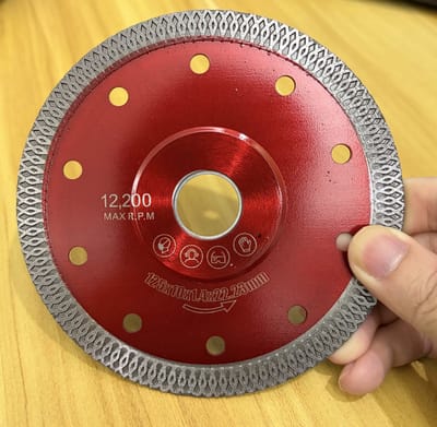 DW4Trading Diamantschijf Tegels en Keramiek 125x10x1,4 As 22,23 mm Droog en Nat