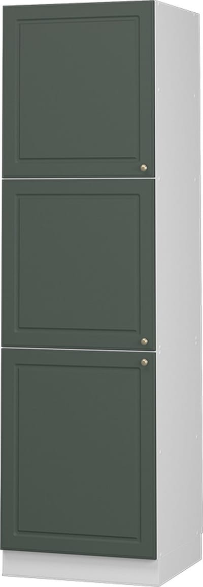 Vicco Hoge kast Fame-Line, Groen-Goud landelijk/Wit, 60 cm