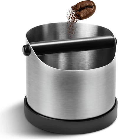Ynkkvre - Espresso Klopfstang - Buitel Voor Espressomachine - Grote Capaciteit 700 Ml & Makkelijk Te Reinigen - 1 Stuk - Thuis En Kantoor Zwart