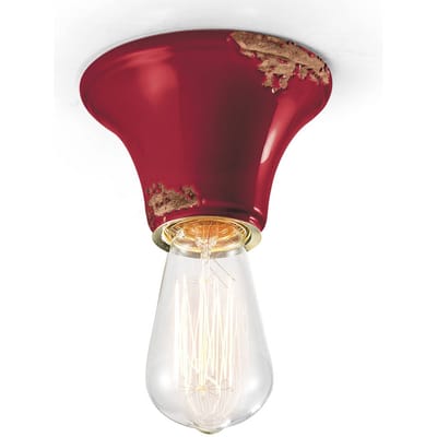 Ferroluce Plafondlamp C132 wijnrood
