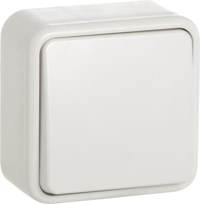 GAMMA wisselschakelaar | serie Andes | opbouw | wit