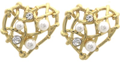 Dames oorbellen - Hart Design - Goud - Elegant - Lichtgewicht - 2.5cm – valentijn – cadeau