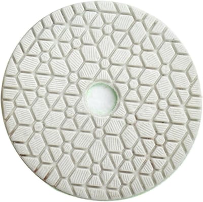 Polijstpads - Schuursponsjes - Natte Steen Polijsten - 3 Stappen Systeem - 100 mm - Wit