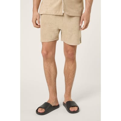 FILA Empoli Regular Towelling Shorts White Pepper Taglia: S | Pantaloncini Outlet | Uomo | Bianco