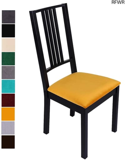 RFWR® Universele wasbare stoelhoes voor eetkamer - 6 stuks