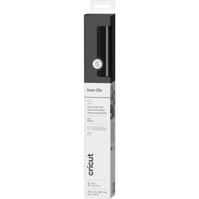 Cricut™ Puff Iron-On Zwart – 30,5 x 48,3 cm