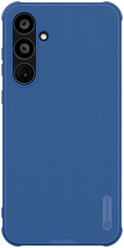 Nillkin Super Frosted Shield Hoesje Geschikt voor Samsung A55 Back Cover Blauw