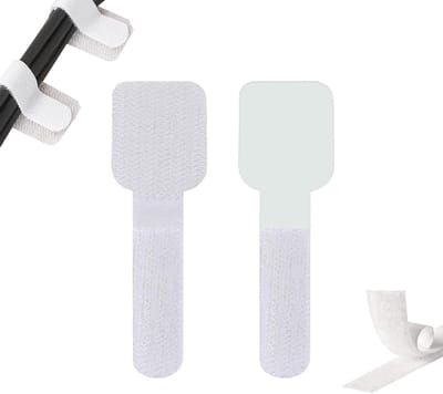 50 Stuks Extra Sterke Dubbelzijdige Klittenband Tape voor Muren, Vloeren en Metalen Oppervlakken