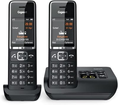 Draadloze DECT Telefoon met Antwoordapparaat en Extra Handset