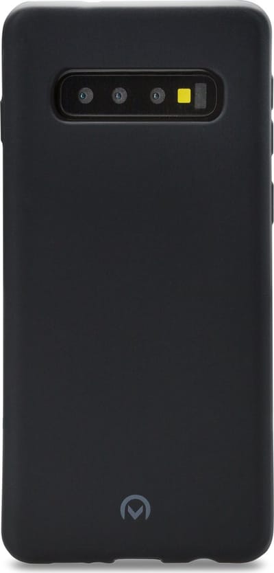 Mobilize Hoesje geschikt voor Samsung Galaxy S10 Telefoonhoesje Flexibel TPU | Mobilize Rubber Gelly Backcover | Galaxy S10 Case | Back Cover - Matt Black | Zwart