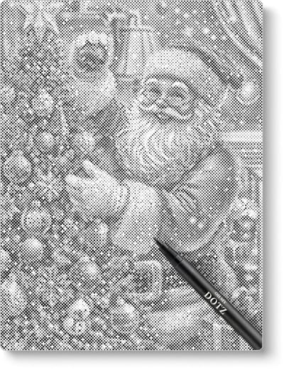 Kerstmas Versiert Boom | Dot painting | 30x40cm | Dot painting | Oh My Dotz | Dots stippen | Diamond painting & Schilderen op nummer alternatief | Happy hobby