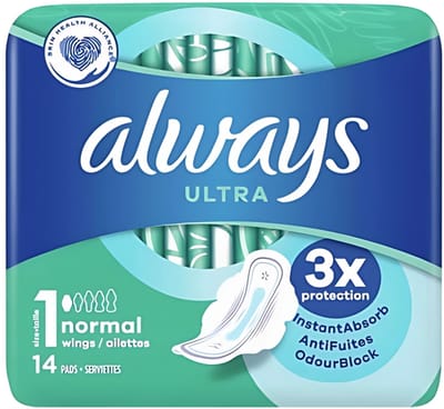 Always Ultra - Maandverband - 1 Normal With Wings - Instant Absorb - 14st