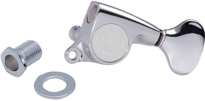 Gotoh SGS-510 mechaniek C 6 links S5 Button chrome - Stemmechaniek voor gitaar