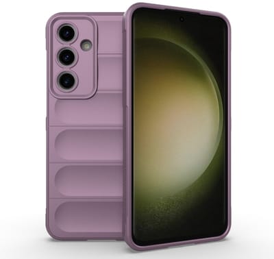 Casemania Hoesje Geschikt voor Samsung Galaxy A57 - Paars - Geribbeld Siliconen Back Cover - Volledige Camera Bescherming - Extra Stevig Val en Stootbescherming Telefoonhoesje
