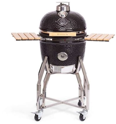 YAKINIKU Kamado - MEDIUM BASIC - 16 inch - Inclusief Onderstel & Zijtafels - 41 cm Grilloppervlak - 4-5 Personen