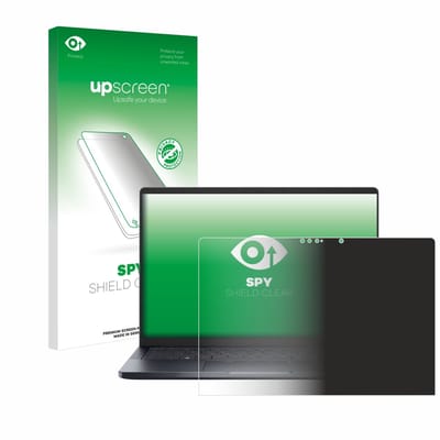 upscreen - privacy screenprotector voor Dell Pro 14 Premium PA14250 Touch 16:9 - Folie Beschermfolie Blauwlichtfilter