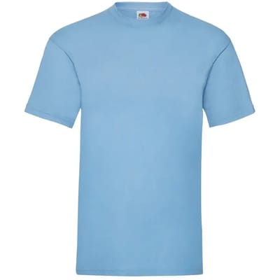 T-shirt Fruit Of The Loom Valueweight Kind Azul Cielo - 3-4 Años