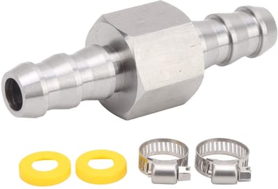 Allecto - Brandstofdrukmeter T-Fitting Adapter - Universele toepassing - Betrouwbaar en nauwkeurig - Voor 3/8 brandstofleidingen - Geschikt voor di...