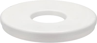 Deksel voor Wasmand - Wasmanddeksel Deksel - Wasmand Afdekken - Stapelbare Oplossing - Ø 40 cm - Wit