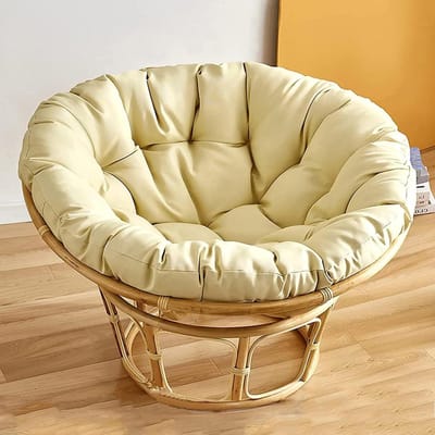 Hangend Stoelkussen - Buiten Kussen - Comfortabel Zitten - Waterafstotende Stof - 70 x 70 cm - Beige