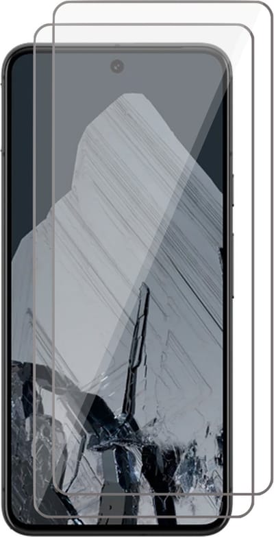 Screenprotector geschikt voor Google Pixel 8 Pro - 2x Glas Screen Protector