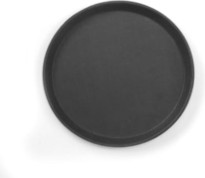 HENDI Rond dienblad – glasvezel versterkt – antislip – schokbestendig – Ø460 mm – zwart