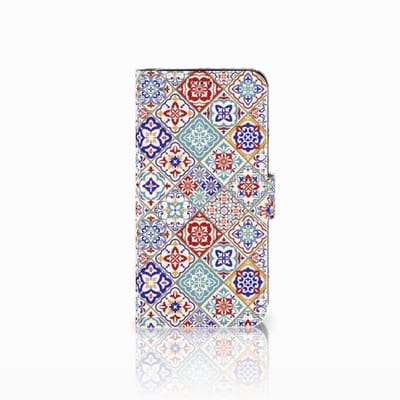 Samsung Galaxy A10 Bookcase Tiles Color