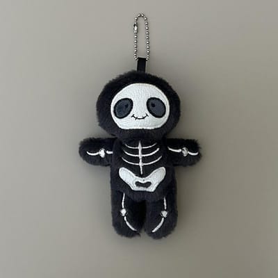 2s/lot 12cm Nouveau Halloween Momie Crâne Peluche Porte-clés Zombie Poupée Porte-clés Petite Poupée cadeaux