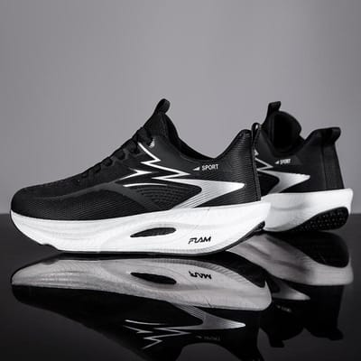 Atletische Hardloopschoenen Mannen Atletische Schoenen Marathon Ademend Pluche Comfort Trend Vrouwen Atletische Trainer Buiten Atletische Schoenen Luchtkussen 36 white
