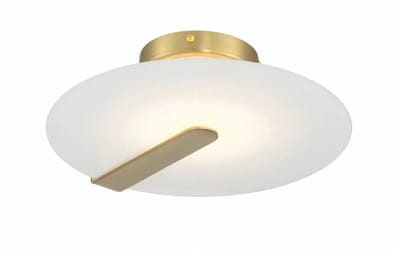 Eurofase LED Plafondlamp Nuvola | 14W 3000K 930 | Brushed Gold