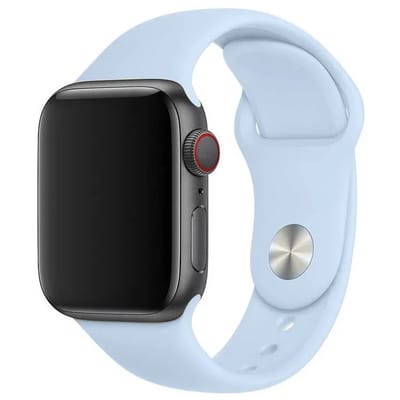 2+1 | Apple Watch Bandje Savro - Siliconen - Sky Blue