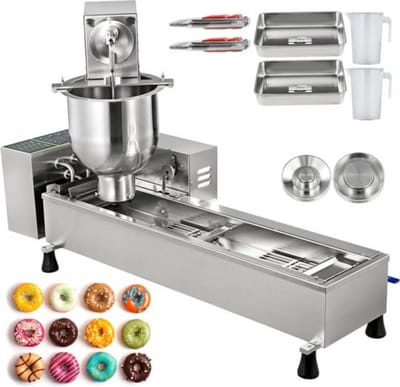 Commerciële Donut Maker - Volautomatische Donutmachine - 7L - 3 Vormen - Innerlijke Olietank