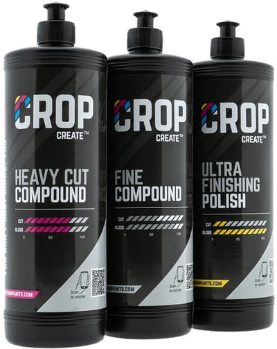 CROP Polijstmiddel Set - 3 x 1 liter per compound - Professional Car Detailing