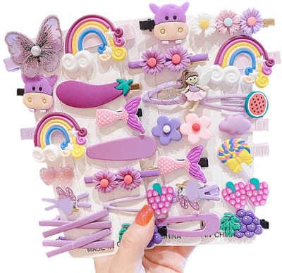 Dailygoods- Haarspelden Set van 28 - Schattige Haaraccessoires - Modieuze Clips - Duurzaam en Lichtgewicht - Voor Meisjes - Perfect Cadeau