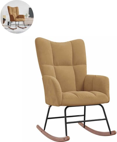 Fauteuil - Relaxzetel - Relaxstoel - Relaxfauteuil - Stoel - Met armleuning - Voor één Persoon - Bruin