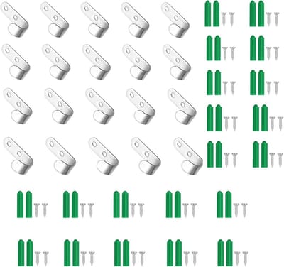 Set van 20 zeilhaakjes voor netten, ideaal voor zeilen, vissen en buitenactiviteiten
