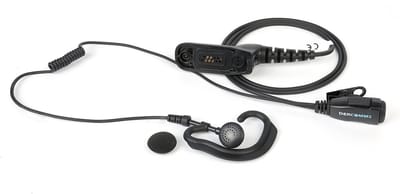 DerComms® Oortje voor Motorola DP4400 DP4600 DP4800 MTP850S APX6000