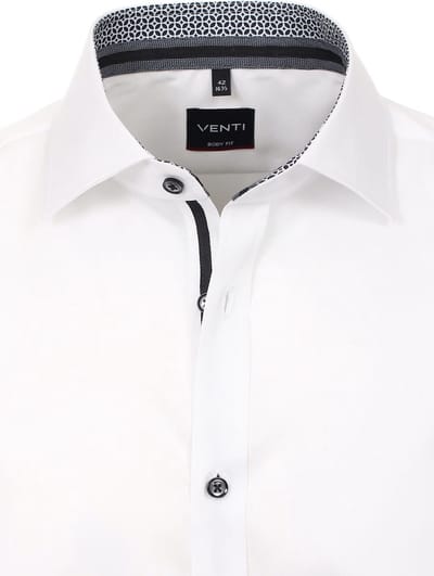 Venti Overhemd Non Iron Wit Body Fit 103522600-001 - L