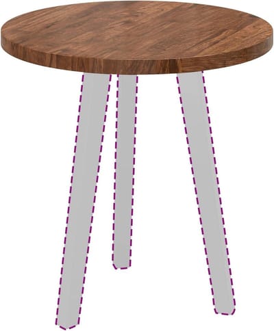 vidaXL Tafelblad Licht Bruin Ø 50 x 2,5 cm Massief Eikenhout, Modern ronde rustieke eiken tafelblad, omkeerbaar ontwerp, stijlvolle eetoppervlak, praktisch meubilair voor woonkamer