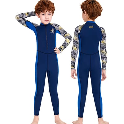 Kid Wetsuit Badpak uit één stuk Zonbeschermend, sneldrogend, slijtvast en krasbestendig M