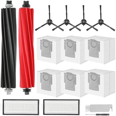 PromoHome 16-delige Onderdelen Set Geschikt voor Roborock Q5 Max+ (Plus), Q5 Pro+, Q8 Max+, Q5 DuoRoller