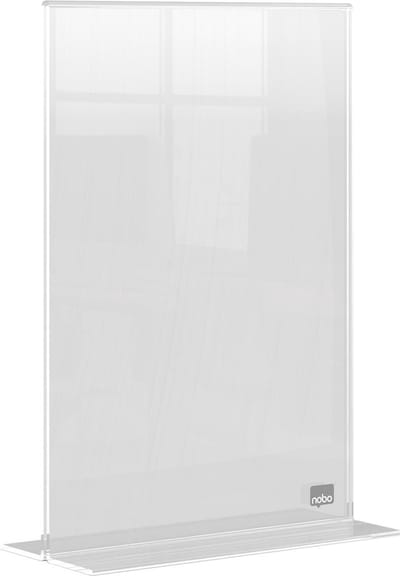 Infobord nobo premium plus a5 acryl vrijstaand | 5 stuks