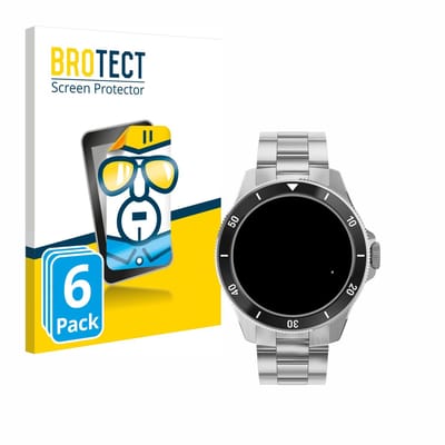 BROTECT - Screenprotector voor Withings ScanWatch Nova (42 mm) - Folie Beschermfolie transparant 6 Stuks