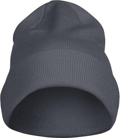Printer Beanie - Muts - Unisex - dames - heren - Staalgrijs - one size - skimuts